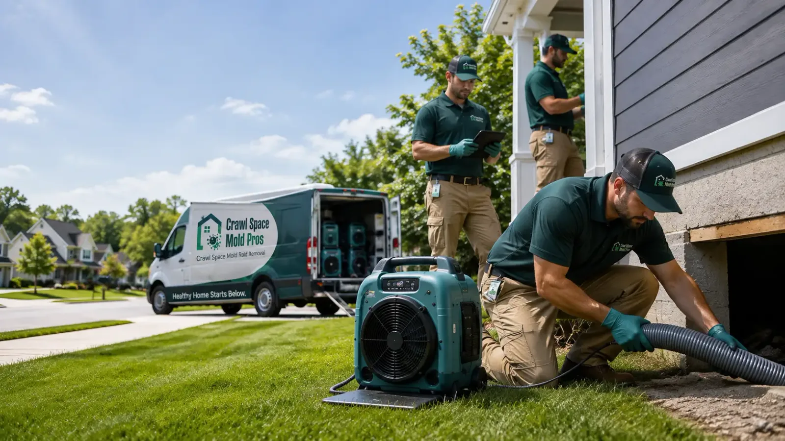 Crawl Space Mold Removal in Galatia, IL
